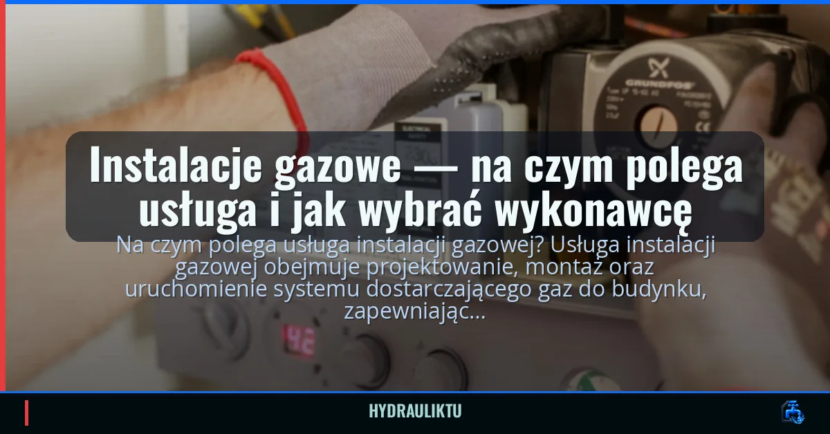 Instalacje gazowe — na czym polega usługa i jak wybrać wykonawcę