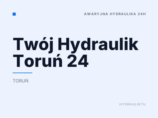 Twój Hydraulik Toruń 24