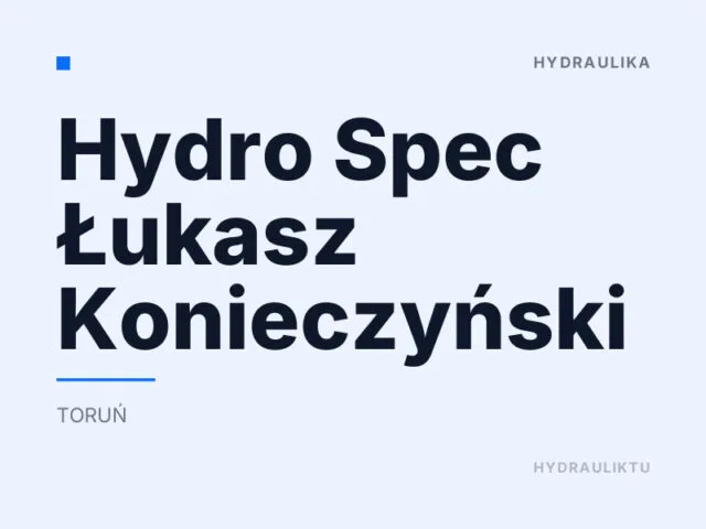 Hydro Spec Łukasz Konieczyński