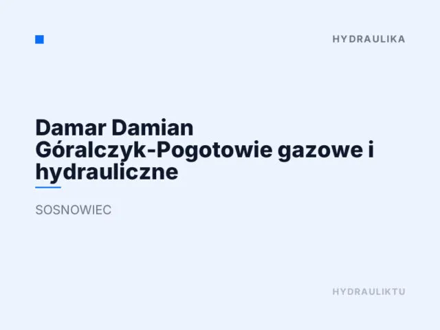 Damar Damian Góralczyk-Pogotowie gazowe i hydrauliczne