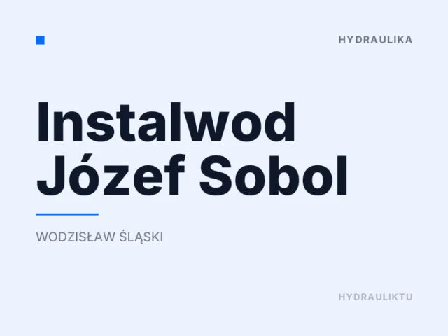 Instalwod Józef Sobol