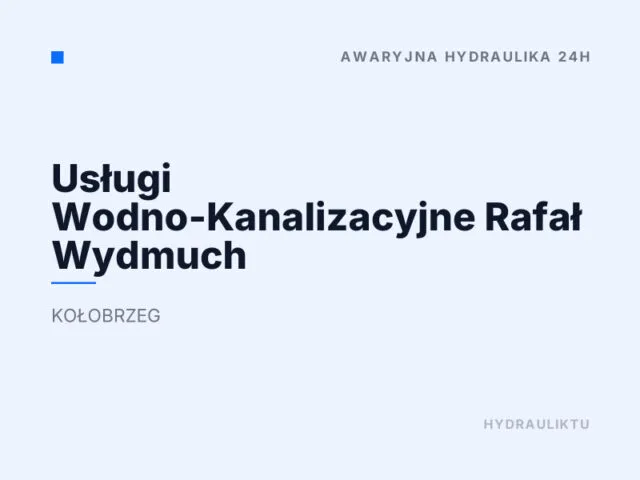 Usługi Wodno-Kanalizacyjne Rafał Wydmuch