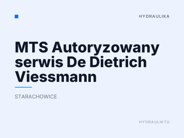 MTS Autoryzowany serwis De Dietrich Viessmann