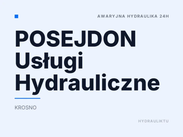 POSEJDON Usługi Hydrauliczne