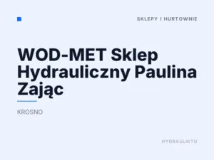 WOD-MET Sklep Hydrauliczny Paulina Zając