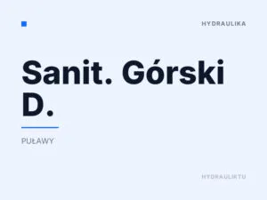 Sanit. Górski D.