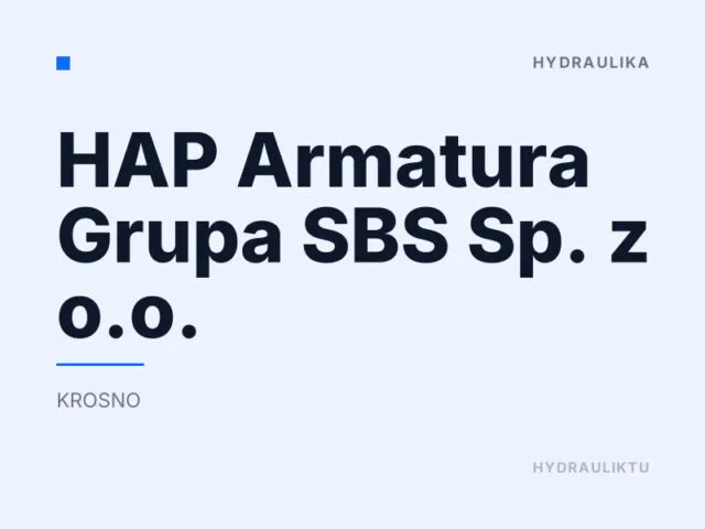 HAP Armatura Grupa SBS Sp. z o.o.