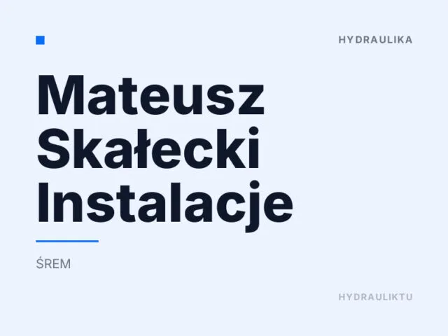 Mateusz Skałecki Instalacje