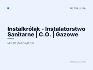 Instalkrólak – Instalatorstwo Sanitarne | C.O. | Gazowe
