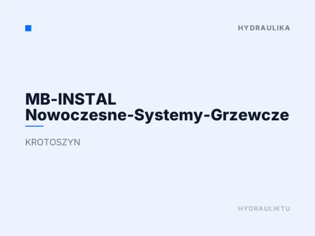 MB-INSTAL Nowoczesne-Systemy-Grzewcze