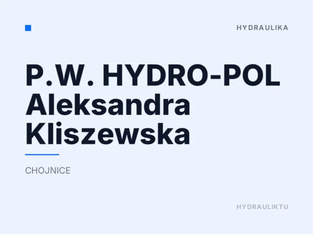 P.W. HYDRO-POL Aleksandra Kliszewska