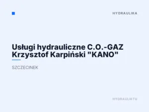 Usługi hydrauliczne C.O.-GAZ Krzysztof Karpiński „KANO”