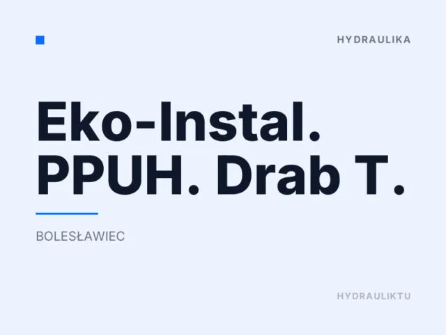 Eko-Instal. PPUH. Drab T.