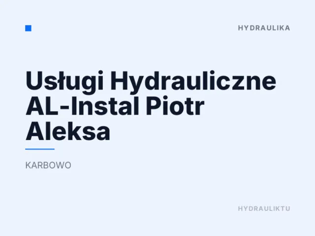 Usługi Hydrauliczne AL-Instal Piotr Aleksa
