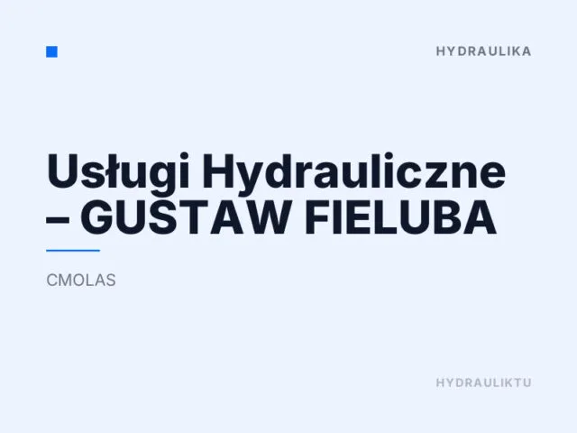 Usługi Hydrauliczne – GUSTAW FIELUBA