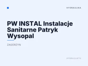 PW INSTAL Instalacje Sanitarne Patryk Wysopal
