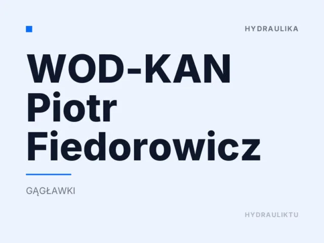 WOD-KAN Piotr Fiedorowicz