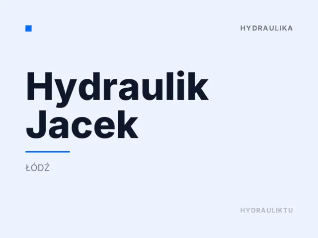 Hydraulik Jacek