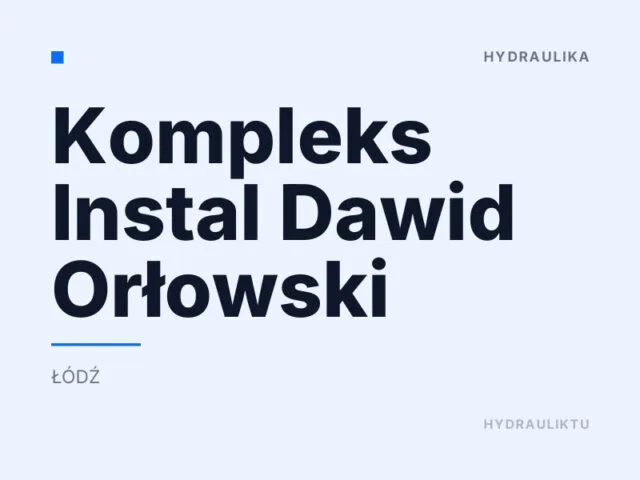 Kompleks Instal Dawid Orłowski