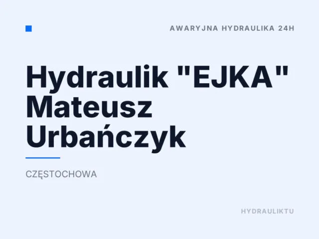 Hydraulik „EJKA” Mateusz Urbańczyk