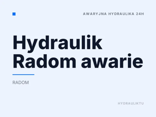 Hydraulik Radom awarie